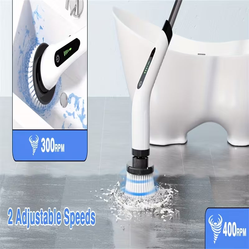 7-in-1 Electric Cleaning Brush – Cordless Spin Scrubber for Bathroom, Kitchen & Floors